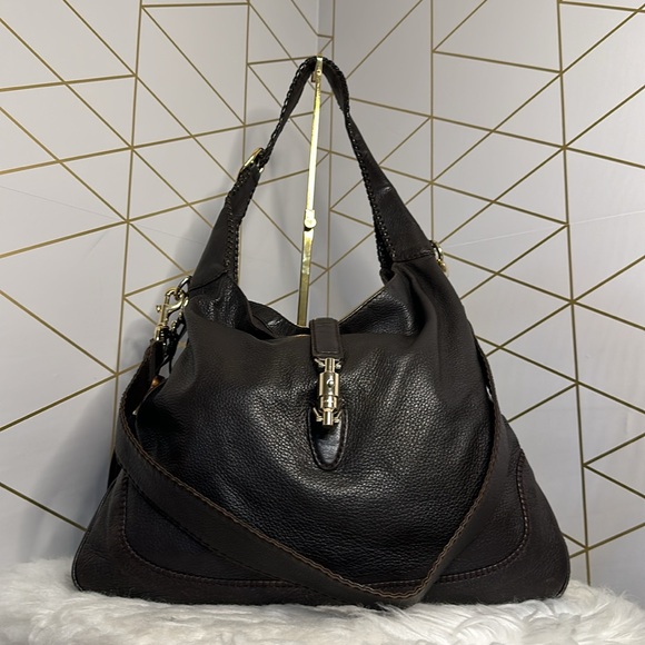 💯Authentic Gucci Hobo Leather Handbag🍀 - Picture 5 of 16